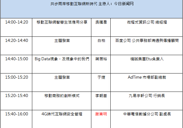 走進兩岸移動網際網路新時代