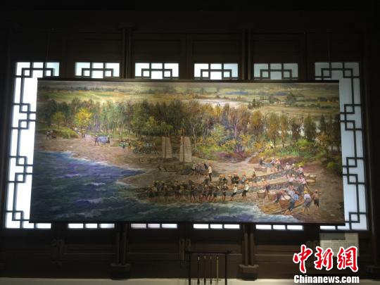 兩位臺灣知名藝術家油畫瓷器作品在杭聯合展出