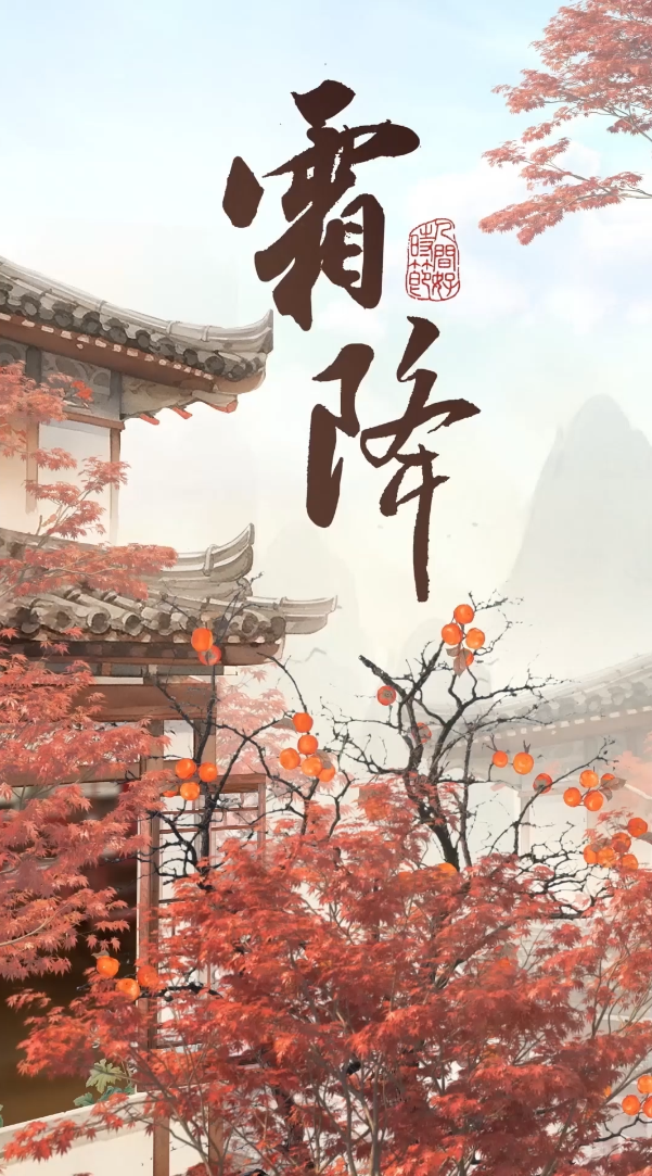 人間好時節丨霜降：丹楓迎秋 好“柿”成“霜”