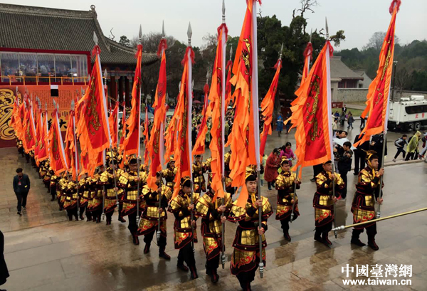 丙申年（2016）清明公祭軒轅黃帝典禮在陜西省黃陵縣隆重舉行。