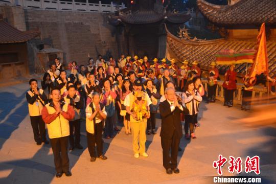 臺灣桃園百餘媽祖信眾赴“媽祖故里”謁祖會香