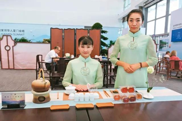臺商在福建種植的烏龍茶成了金磚國家峰會上特別的臺灣味