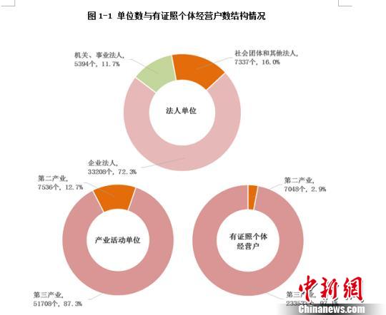 海南第二三産業企業法人單位33208個港澳臺商企業佔0.9%