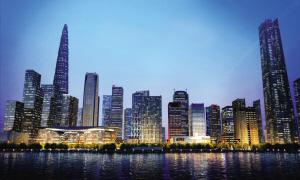最大金融商業建築群 天津于家堡商業街區明年開街