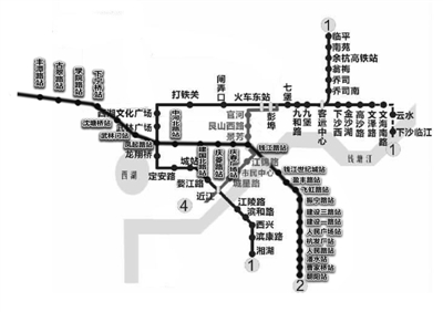 明年上半年，地鐵4號線首通段（彭埠-近江）開通，屆時，杭州就能形成1、2、4 號線形成的網狀環路。