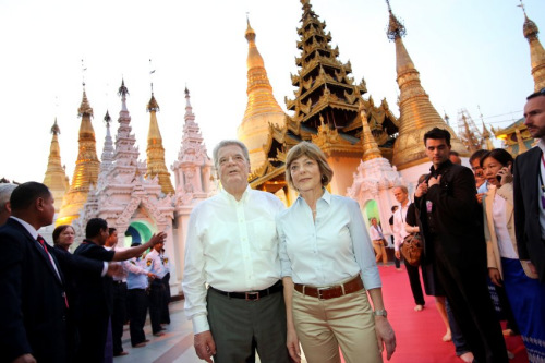 德國總統首訪緬甸支援緬甸變革免5億歐元債務