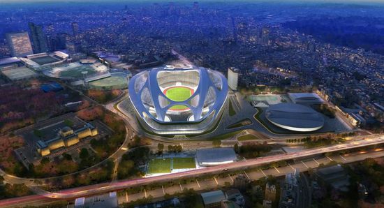 東京奧運主場館設計遭日本民眾吐槽 被指外形像烏龜(組圖)