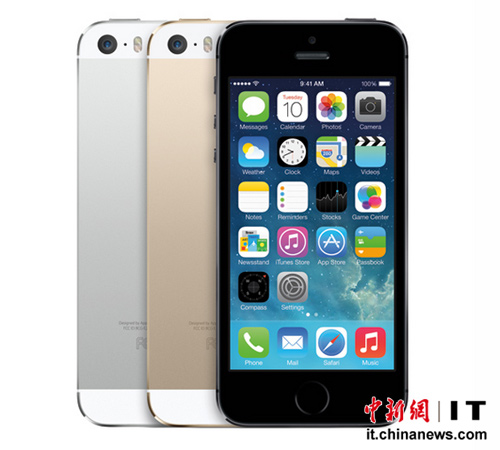 蘋果發佈新iPhone：5s支援指紋識別5c含五種顏色