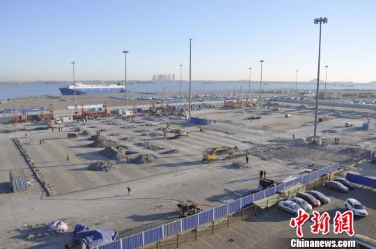 天津港開工建設北方首座多層汽車庫