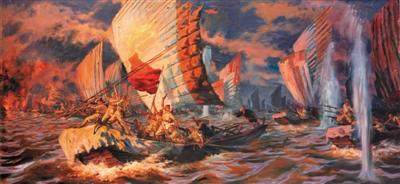 董希文《開國大典》草圖首次面世 紙面已發黃 董希文《開國大典》草圖首次面世 紙面已發黃