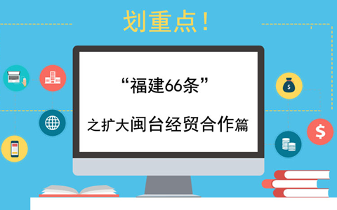 【圖侃産經】劃重點！“福建66條”之擴大閩臺經貿合作篇