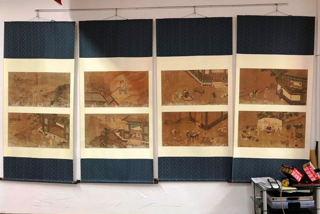 “大哉孔子—聖像�聖跡圖展”在臺北書店街舉辦   市長前來觀展