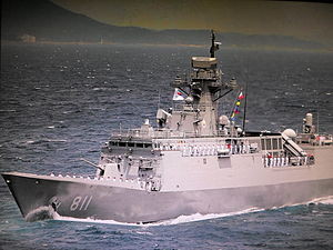 2013年交付的韓國海軍新一代護衛艦“仁川”號也安裝臺制風扇