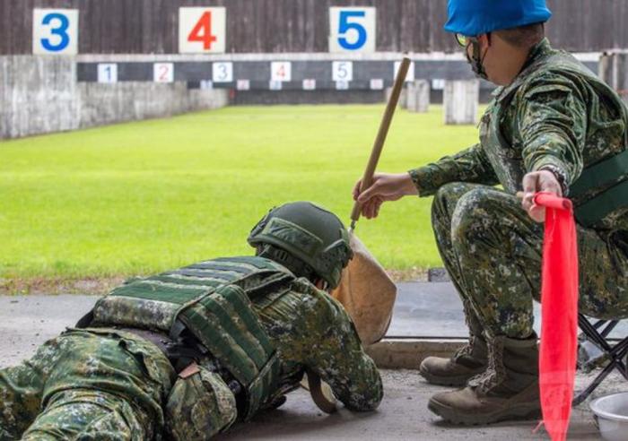 圖為射擊訓練示意圖。圖片來源：臺灣中時新聞網