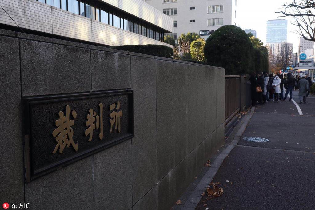 “江歌案”今日開庭審理 中日媒體聚集庭外