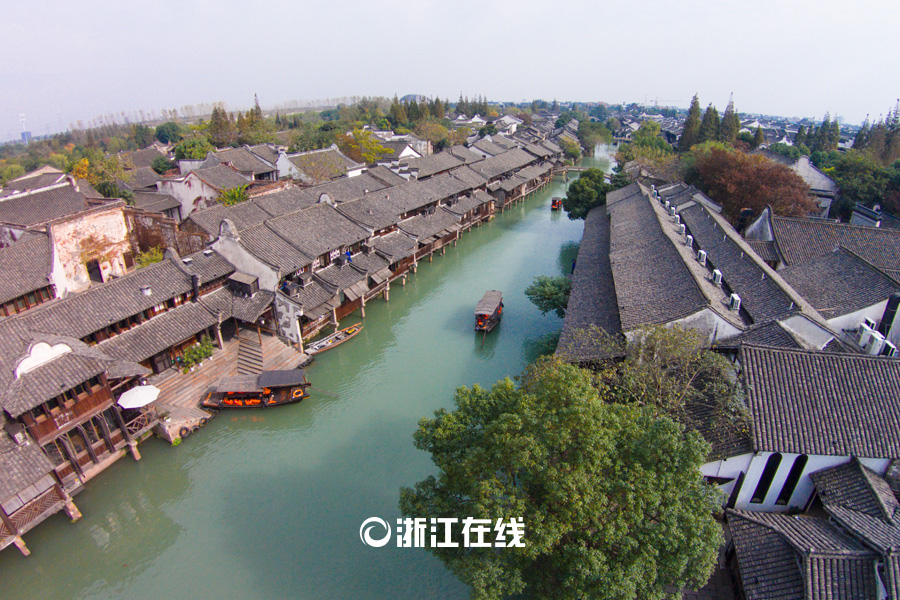 【組圖】大會探營：WIC前夕空中俯瞰水鄉烏鎮