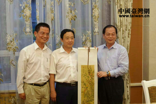 6月4日晚，自治區政府屈冬玉副主席宴請了陳建騏一行，並就寧夏和臺灣在農業領域的合作進行了廣泛交流