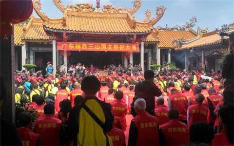 廣東揭西舉行非物質遺産“三山國王祭祀大典”展示活動