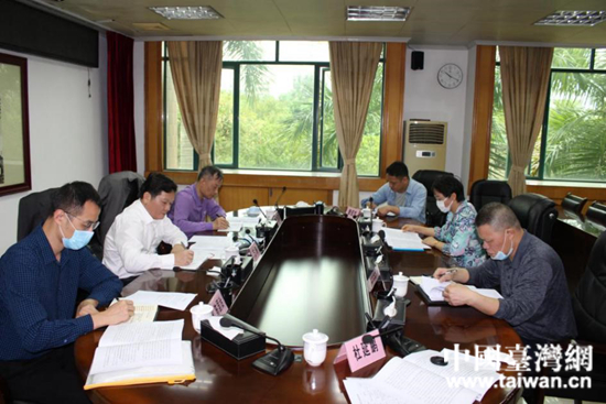 廣東省臺辦方濤副主任調研組到肇慶市臺港澳事務局召開座談會。  (中國臺灣網 發).jpg