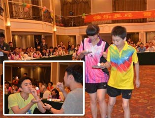 黃石市首屆海峽兩岸青少年乒乓球夏令營聯誼晚會