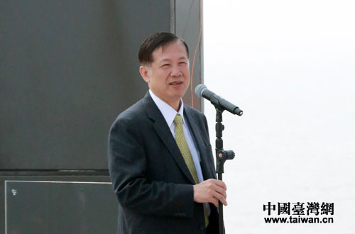 論壇發起人之一、臺灣商業總會理事長、鄉林集團董事長賴正鎰出席論壇並致辭