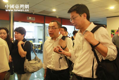 2014（第六屆）兩岸網際網路發展論壇大陸嘉賓參訪台北南港軟體育成中心