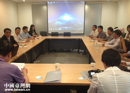 天津市媒體參訪團與TVBS相關負責人座談。