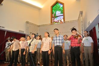深圳樂團合唱團赴臺與盲校學生合唱