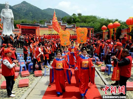 福州舉行第五屆閩王文化旅遊節兩岸王氏宗親共祭閩王