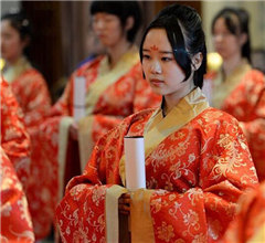 西安舉辦漢式成人禮活動 傳承中國傳統文化