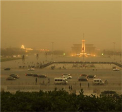 北京遭遇沙塵暴襲擊