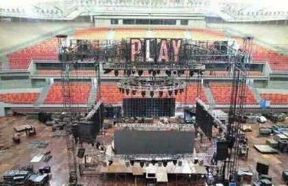 蔡依林世界巡迴演唱會南寧站舞臺坍塌前樣貌