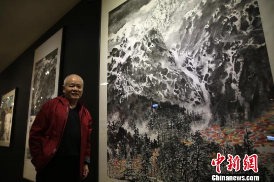 “水墨家園——李小可作品展”在臺北舉行