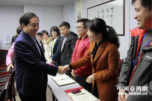 杭州市委常委、常務副市長馬曉暉到臺辦新春走訪