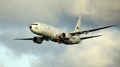 資料圖:P-8A偵察機