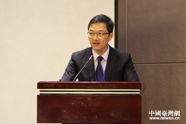 臺灣亞太和平研究基金會副執行長唐開太代表第一小組進行總結發言。