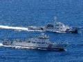 中國海監51船編隊4.22在中國釣魚島領海巡航
