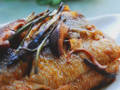 烹汁幹烤鱸魚