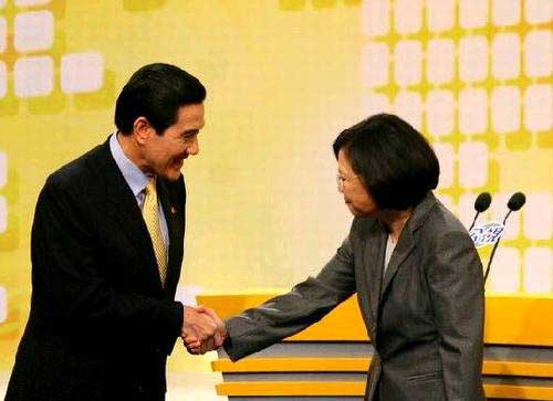 馬英九與蔡英文電視辯論