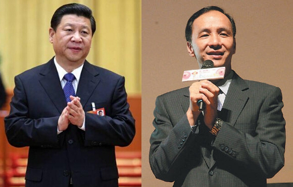 中共中央臺辦證實：國共兩黨領導人將在北京會面。（合成圖）
