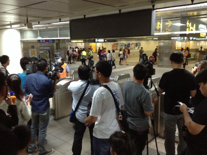 臺北捷運（地鐵）中山站20日晚發生砍人事件