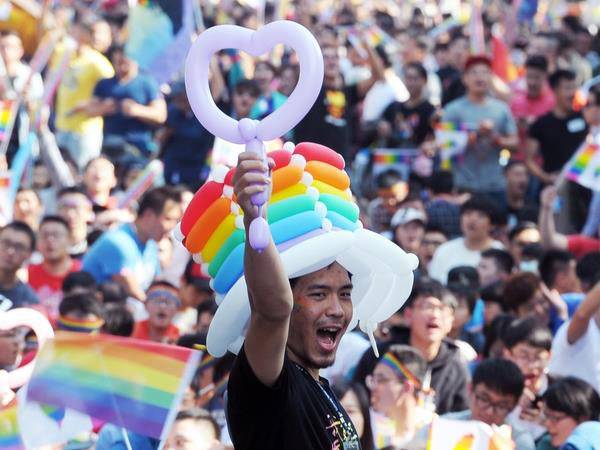 臺灣挺同性婚姻者