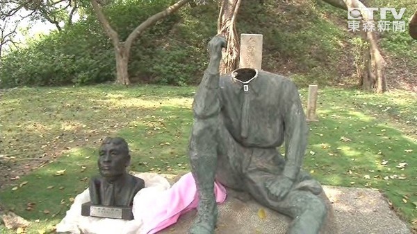 日本工程師銅像遭斬首 洪秀柱揭賴清德“臺獨”路線