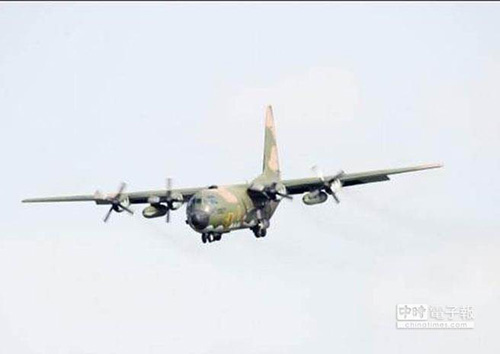 臺灣空軍C-130H運輸機南海太平島執行任務遭遇故障