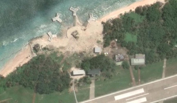 太平島被拍到神秘結構體 臺海巡部門:已找Google處理