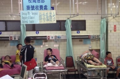 臺灣一小學泳池氯氣外泄7名學童不適送醫（圖）