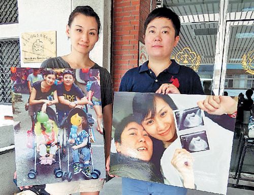 臺灣女同性戀伴侶聲請收養“我們的孩子”（圖）