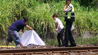 臺灣8旬老翁穿越鐵路被火車撞死（圖）