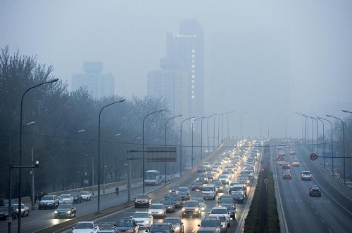 臺灣近期PM2.5濃度居高不下，霧霾問題引關注。(網路圖)