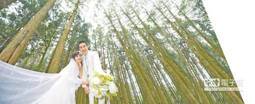 大陸民眾流行海島婚禮慕名赴臺灣拍婚紗照（圖）